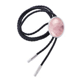 Maxbell Cowgirl Bolo Tie Necktie Adjustable with Pendant for Hoodies Anniversary Pink