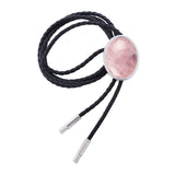 Maxbell Cowgirl Bolo Tie Necktie Adjustable with Pendant for Hoodies Anniversary Pink