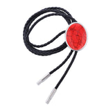 Maxbell Cowgirl Bolo Tie Necktie Adjustable with Pendant for Hoodies Anniversary Red