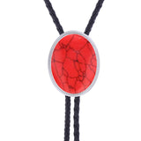 Maxbell Cowgirl Bolo Tie Necktie Adjustable with Pendant for Hoodies Anniversary Red