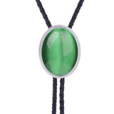 Maxbell Cowgirl Bolo Tie Necktie Adjustable with Pendant for Hoodies Anniversary Pure Green