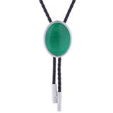 Maxbell Cowgirl Bolo Tie Necktie Adjustable with Pendant for Hoodies Anniversary Green Color Blue