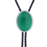 Maxbell Cowgirl Bolo Tie Necktie Adjustable with Pendant for Hoodies Anniversary Green Color Blue