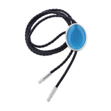 Maxbell Cowgirl Bolo Tie Necktie Adjustable with Pendant for Hoodies Anniversary Light Blue