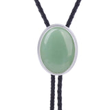 Maxbell Cowgirl Bolo Tie Necktie Adjustable with Pendant for Hoodies Anniversary Gray Green