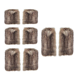 Maxbell 2Pcs Fashion Leg Warmers Boot Covers Cuff Cover Furry Costume Girls 15cm