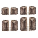 Maxbell 2Pcs Fashion Leg Warmers Boot Covers Cuff Cover Furry Costume Girls 15cm