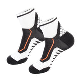 Maxbell 1 Pair Men Crew Socks Breathable Athletic Sports Ankle Socks for Football Black