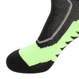 Maxbell 1 Pair Men Crew Socks Breathable Athletic Sports Ankle Socks for Football Green