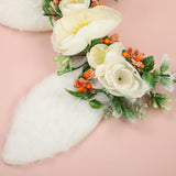 Maxbell Girls Flowers Headwear Comfortable Decorative Ears Headband for Party Decor