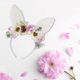 Maxbell Rabbit Ear Headband Costume for Masquerade Performance Girls Women
