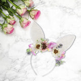 Maxbell Rabbit Ear Headband Costume for Masquerade Performance Girls Women