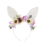 Maxbell Rabbit Ear Headband Costume for Masquerade Performance Girls Women