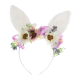 Maxbell Rabbit Ear Headband Costume for Masquerade Performance Girls Women