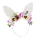 Maxbell Rabbit Ear Headband Costume for Masquerade Performance Girls Women