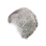 Maxbell Winter Faux Fur Hat Headwear Motorcycle Windproof Cossack Russian Ski Cap White Black