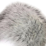 Maxbell Winter Faux Fur Hat Headwear Motorcycle Windproof Cossack Russian Ski Cap White Black