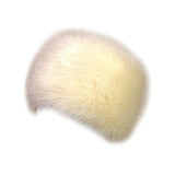 Maxbell Winter Faux Fur Hat Headwear Motorcycle Windproof Cossack Russian Ski Cap White