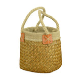 Maxbell Flower Basket Wedding Flower Girl Baskets for Living Room Bedroom Decoration L 22cmx17cm