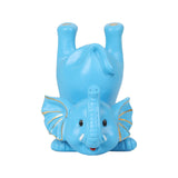 Maxbell Elephant Figurine Glasses Holder Storage Organizer for Desk Living Room Sky Blue