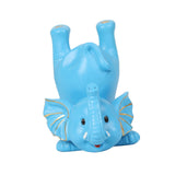 Maxbell Elephant Figurine Glasses Holder Storage Organizer for Desk Living Room Sky Blue