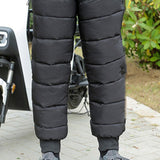 Maxbell 1 Pair Winter Cycling Knee Pads Leg Sleeve Leggings Warmer Unisex for Skiing 60cm
