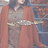 Maxbell Sweater Shawl Clips Scarf Clasp Brooch for Girls wearing Cardigan Decor