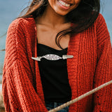 Maxbell Sweater Shawl Clips Scarf Clasp Brooch for Girls wearing Cardigan Decor