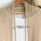 Maxbell Sweater Shawl Clips Scarf Clasp Brooch for Girls wearing Cardigan Decor