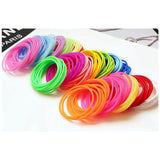 Maxbell 10x Fashion Silicone Luminous Bracelets Hair Ties Ropes Hand Rings Bangle