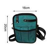 Maxbell Oxford Cloth Nurse Belt Bag Organizer Storage Utility Hip Bag Waist Pouch green