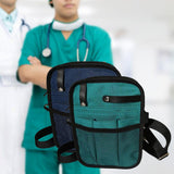 Maxbell Oxford Cloth Nurse Belt Bag Organizer Storage Utility Hip Bag Waist Pouch green