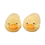 Maxbell Novelty Women Plush Slippers Indoor Anti Slip Household Home Birthday Gift Duck Yellow