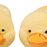 Maxbell Novelty Women Plush Slippers Indoor Anti Slip Household Home Birthday Gift Duck Yellow