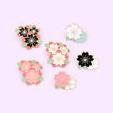 Maxbell Enamel Pin Cherry Blossom Leaf Brooch for Children Birthday Gift Clothes