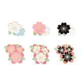 Maxbell Enamel Pin Cherry Blossom Leaf Brooch for Children Birthday Gift Clothes