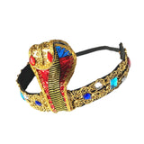 Maxbell Egypt Queen Headdress Fashion Crown Theme Costume for Wedding Event Prom