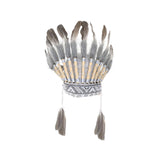 Maxbell Indian Hat Synthetic Feather Headdress for Carnival Performance Stage Party