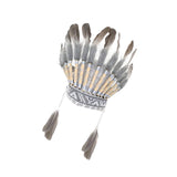 Maxbell Indian Hat Synthetic Feather Headdress for Carnival Performance Stage Party