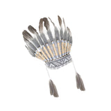 Maxbell Indian Hat Synthetic Feather Headdress for Carnival Performance Stage Party