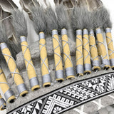 Maxbell Indian Hat Synthetic Feather Headdress for Carnival Performance Stage Party