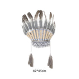 Maxbell Indian Hat Synthetic Feather Headdress for Carnival Performance Stage Party