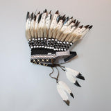 Maxbell Chief Indian Hat Feather Headdress Accessory for Fancy Dress Dance Show