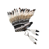 Maxbell Chief Indian Hat Feather Headdress Accessory for Fancy Dress Dance Show