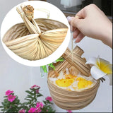 Maxbell Fashion Woven Basket Kitchen Organizing Travel Shopping Snacks Storage