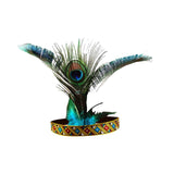 Maxbell Indian Headpiece Feather Headband Festival American Headband Fancy Dress Universal 55cm