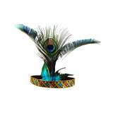 Maxbell Indian Headpiece Feather Headband Festival American Headband Fancy Dress Universal 55cm