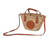 Maxbell Lady Women Straw Woven Shoulder Bag Bohemian Handmade Casual Vacation Travel