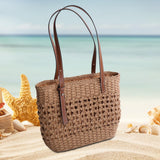 Maxbell Stylish Straw Shoulder Bag Tote Casual Large Capacity Women Woven Handbag