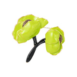 Maxbell Elegant Girls Woman Peony Flower Brooch Pin Bag Badge DIY Decoration Durable Green
